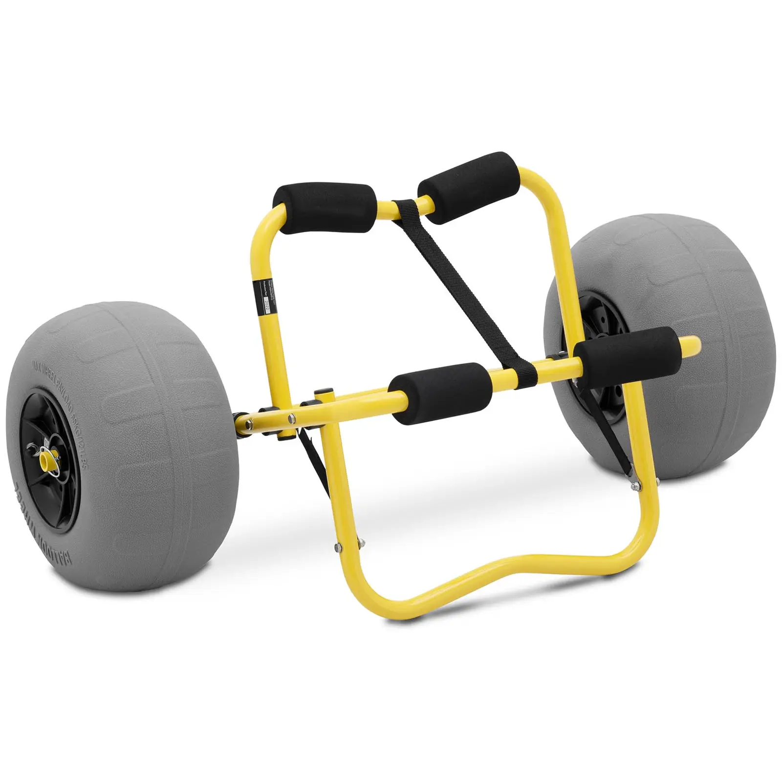 Voziček za kajak - zložljiv - z balonskimi kolesi - 75 kg