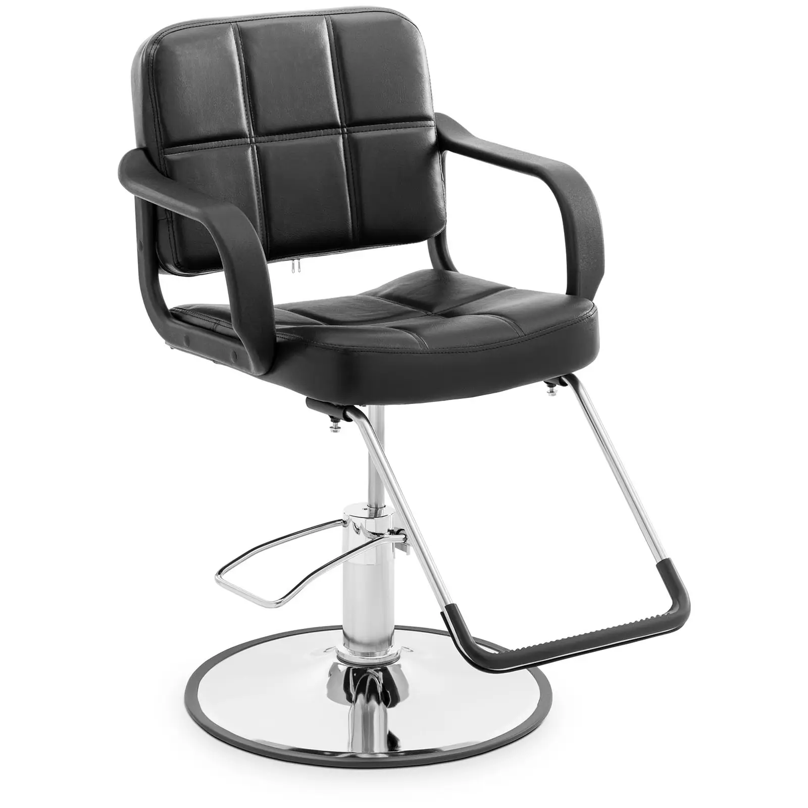 Salonski stol - Opora za noge - 50 - 64 cm - 170 kg - črna