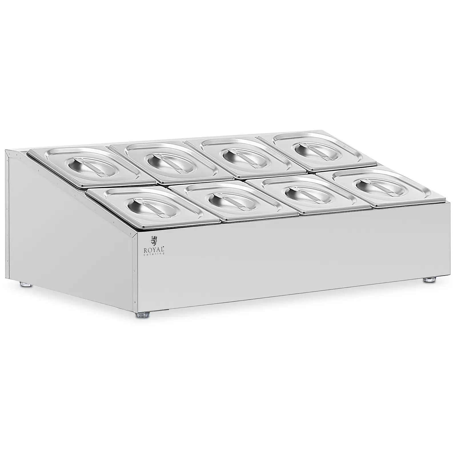 Bain Marie - 2 x 4 GN 1/6 - 15,2 l - Royal Catering