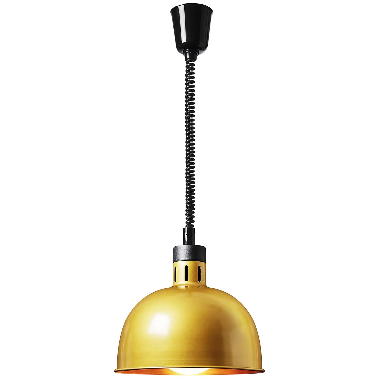 Toplotna svetilka - svetlo zlata - 29 x 29 x 29,5 cm - Royal Catering - jeklo - nastavljiva po višini