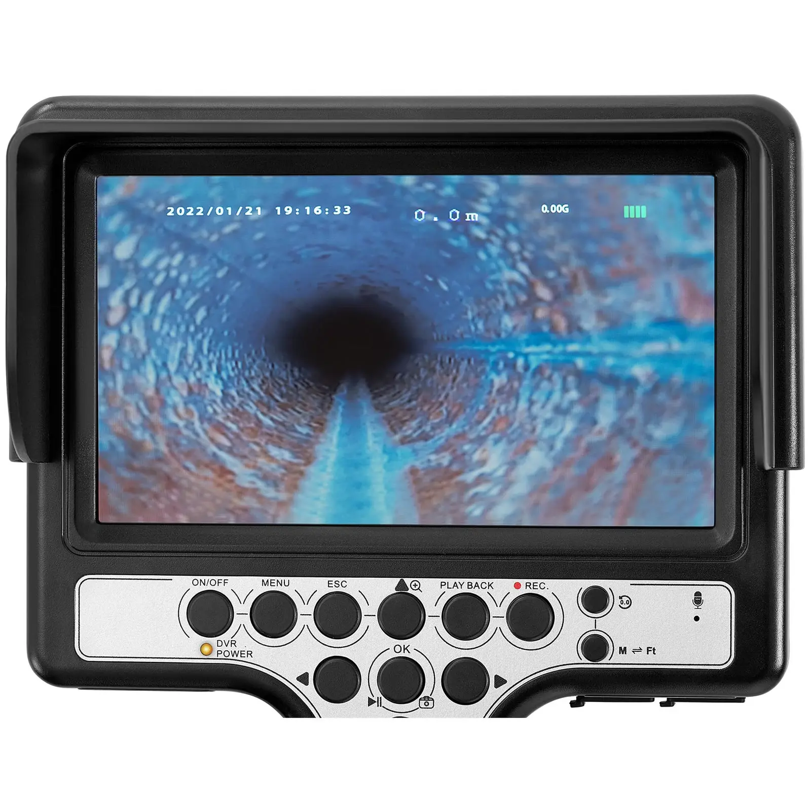 Endoskopska kamera - {{probe_length_2027_temp}} m - 12 LED - 7" zaslon