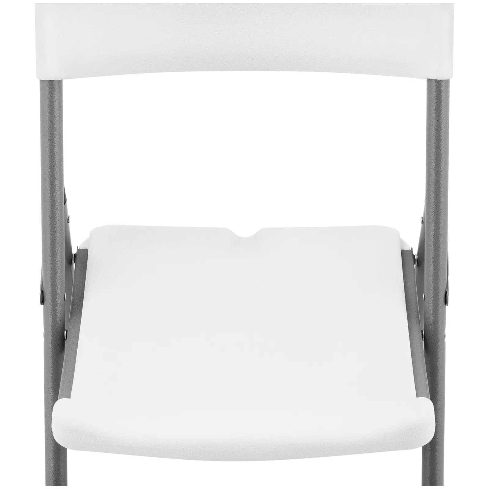 Zložljivi stoli - komplet 4 - Royal Catering - 180 kg - sedežna površina: 40 x 38 cm - beli
